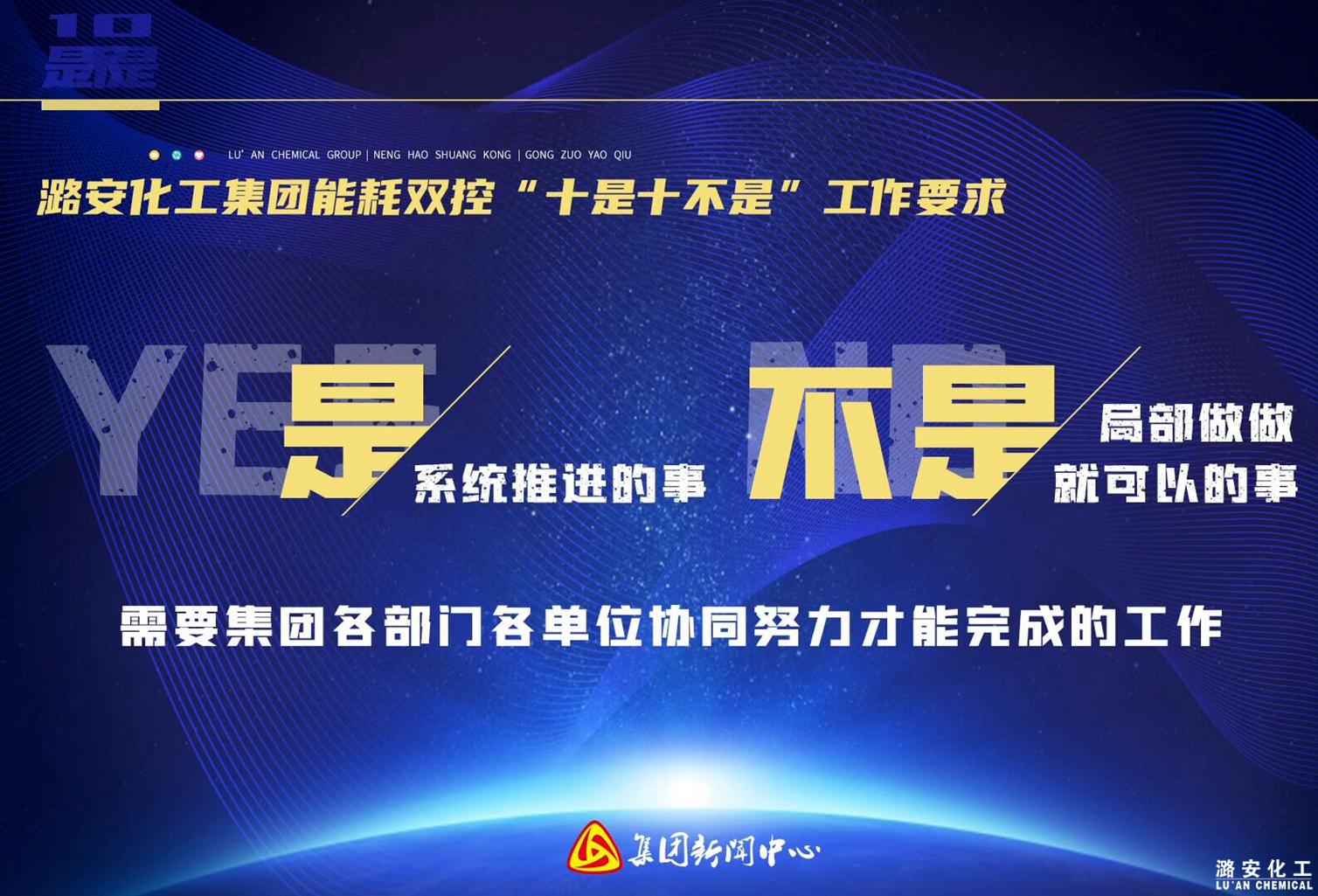 HJC黄金城化工集团能耗双控“十是十不是”工作要求（下）